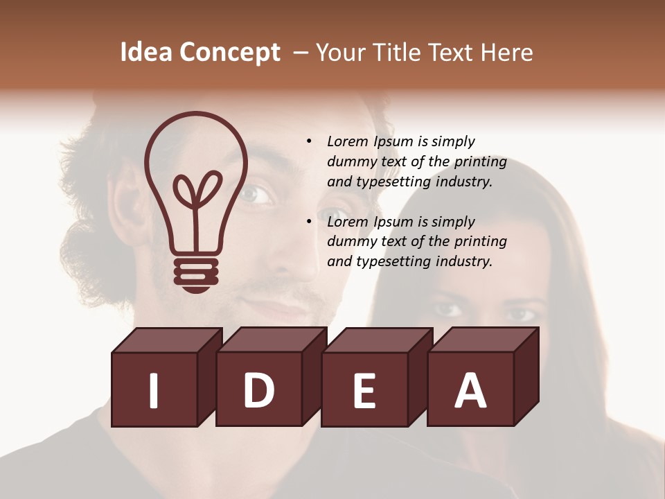 Innocent Fighting Partner PowerPoint Template