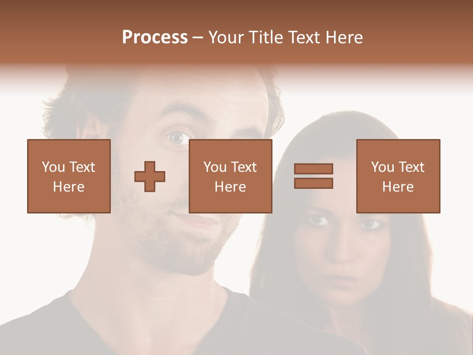 Innocent Fighting Partner PowerPoint Template