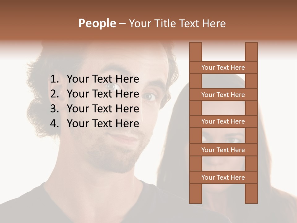Innocent Fighting Partner PowerPoint Template
