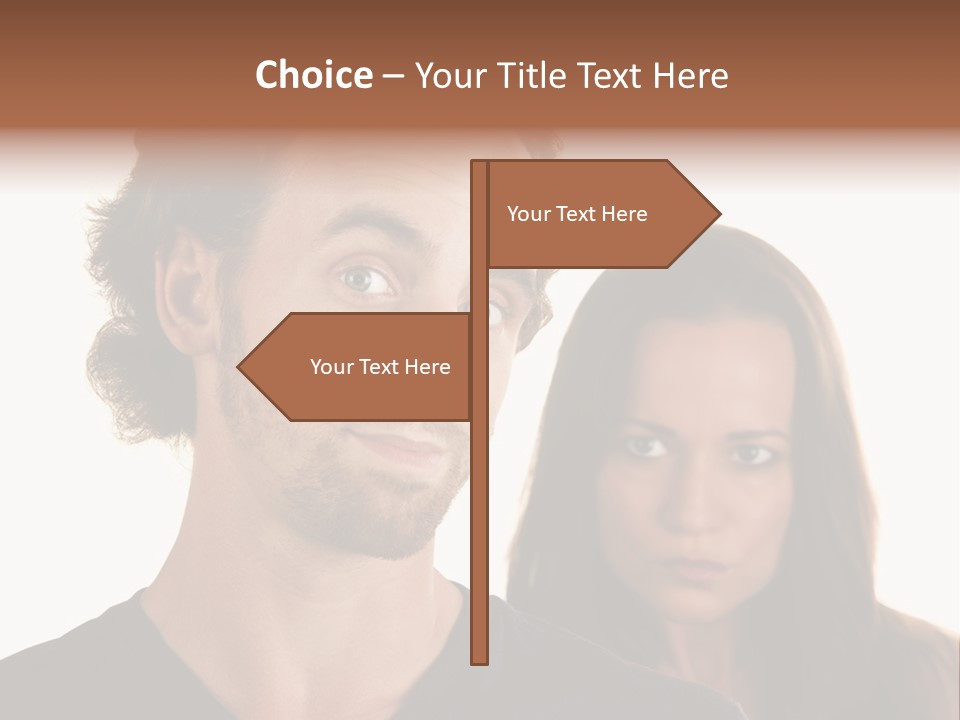 Innocent Fighting Partner PowerPoint Template