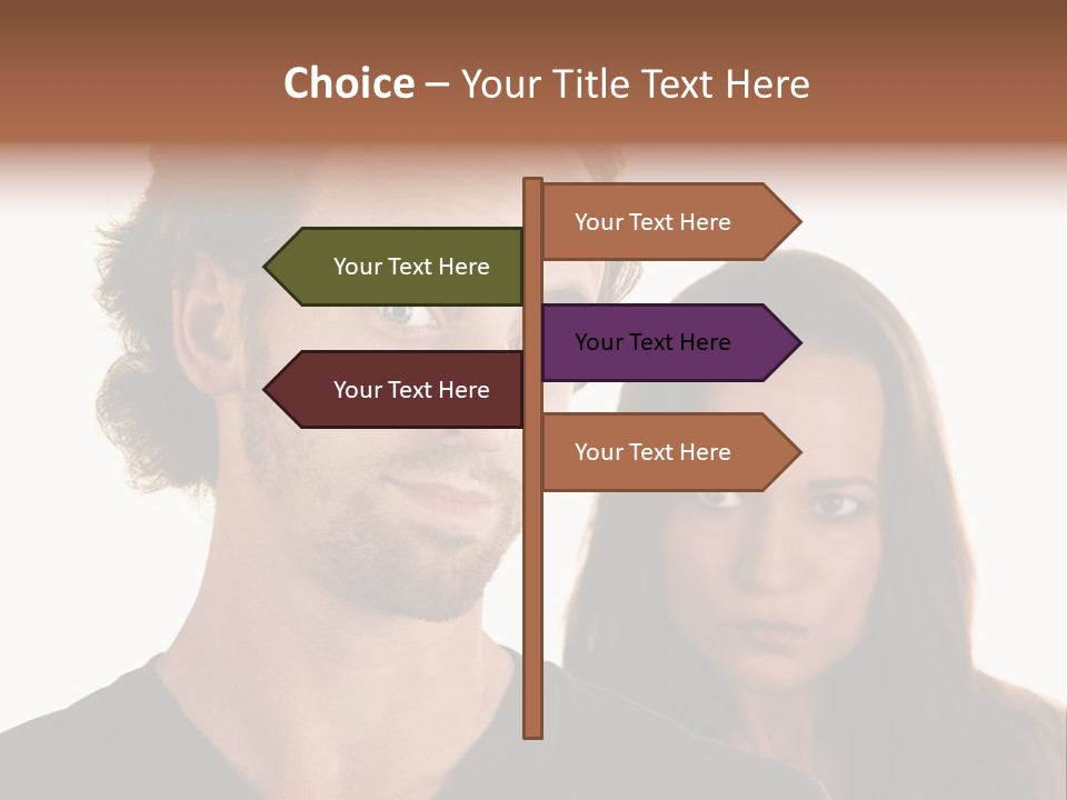 Innocent Fighting Partner PowerPoint Template