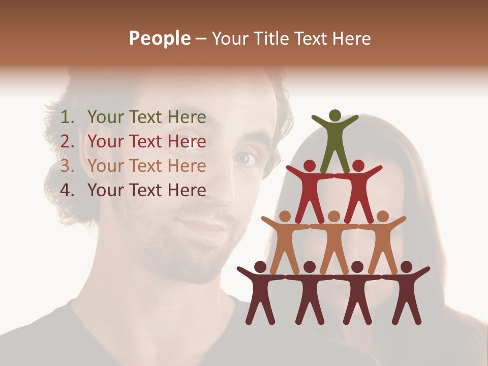 Innocent Fighting Partner PowerPoint Template