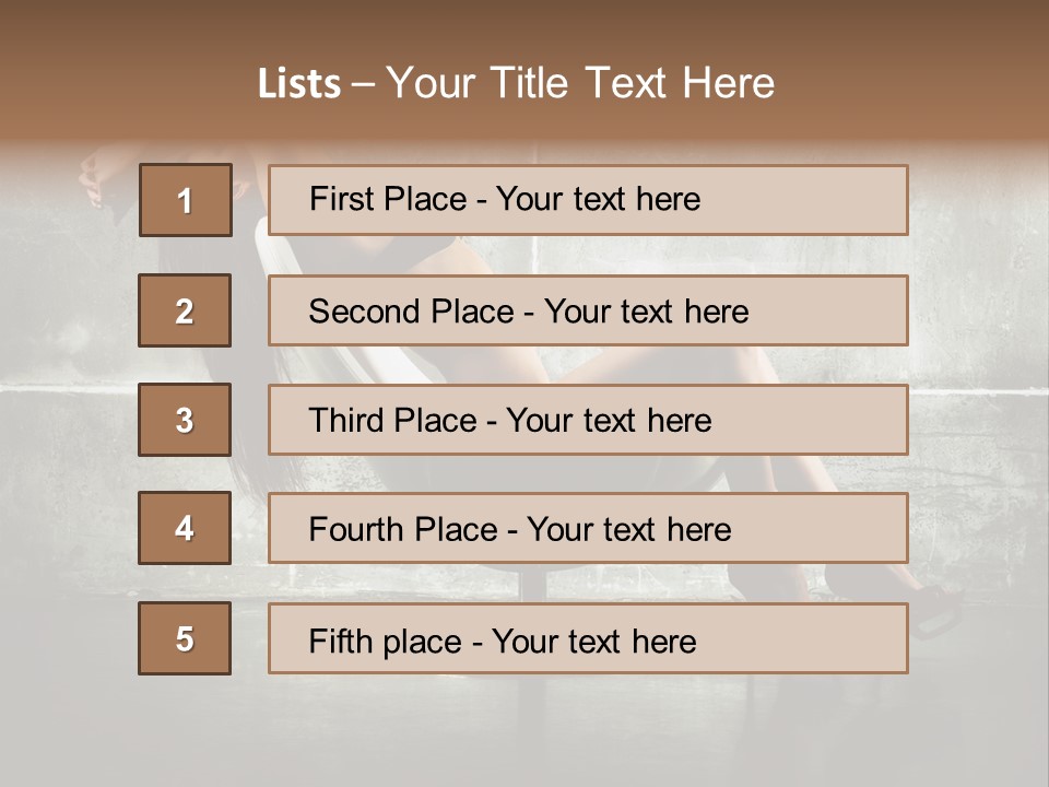 Fun Sport Little Man PowerPoint Template
