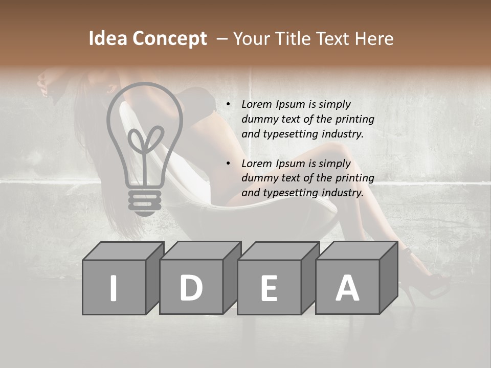 Fun Sport Little Man PowerPoint Template