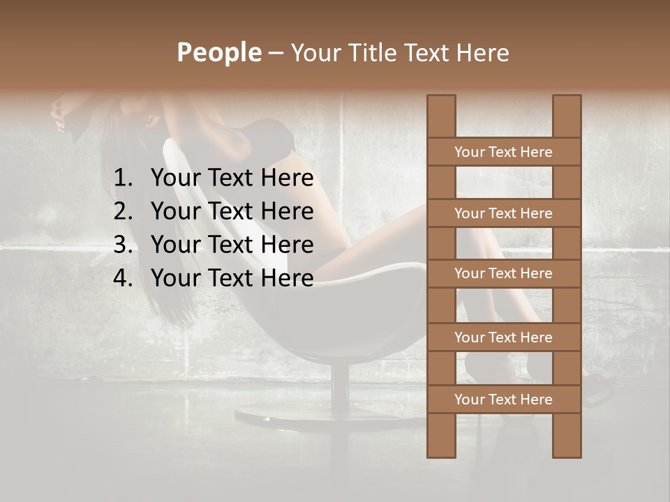 Fun Sport Little Man PowerPoint Template