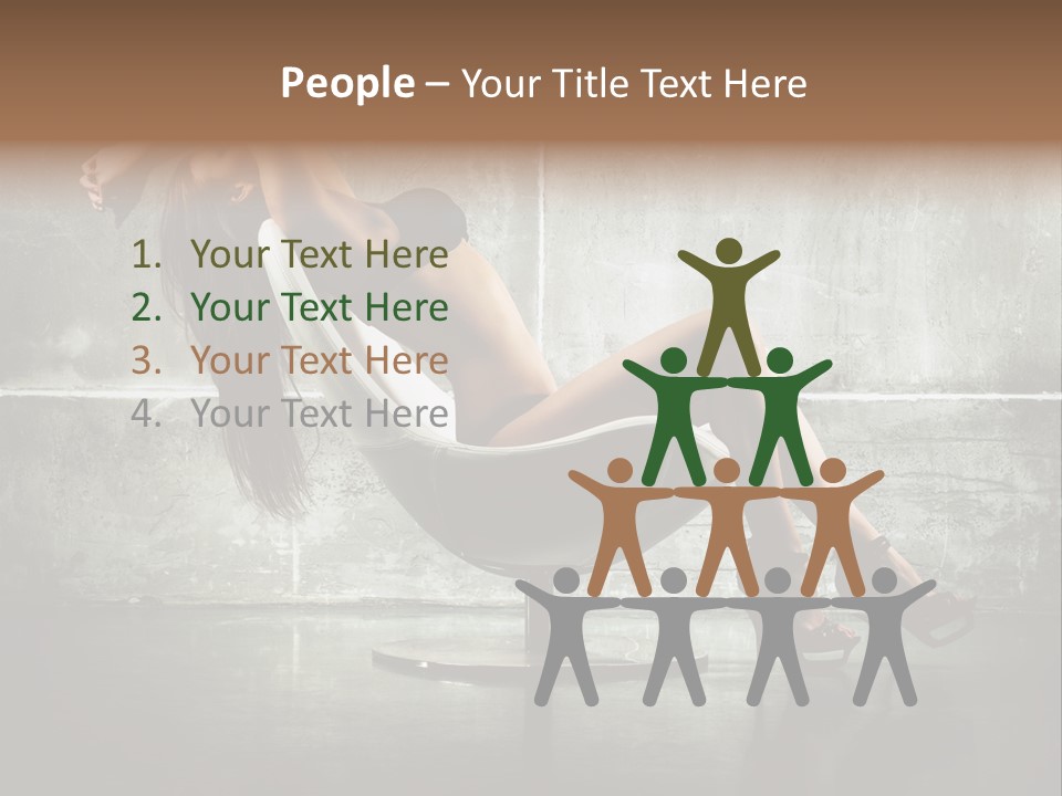 Fun Sport Little Man PowerPoint Template