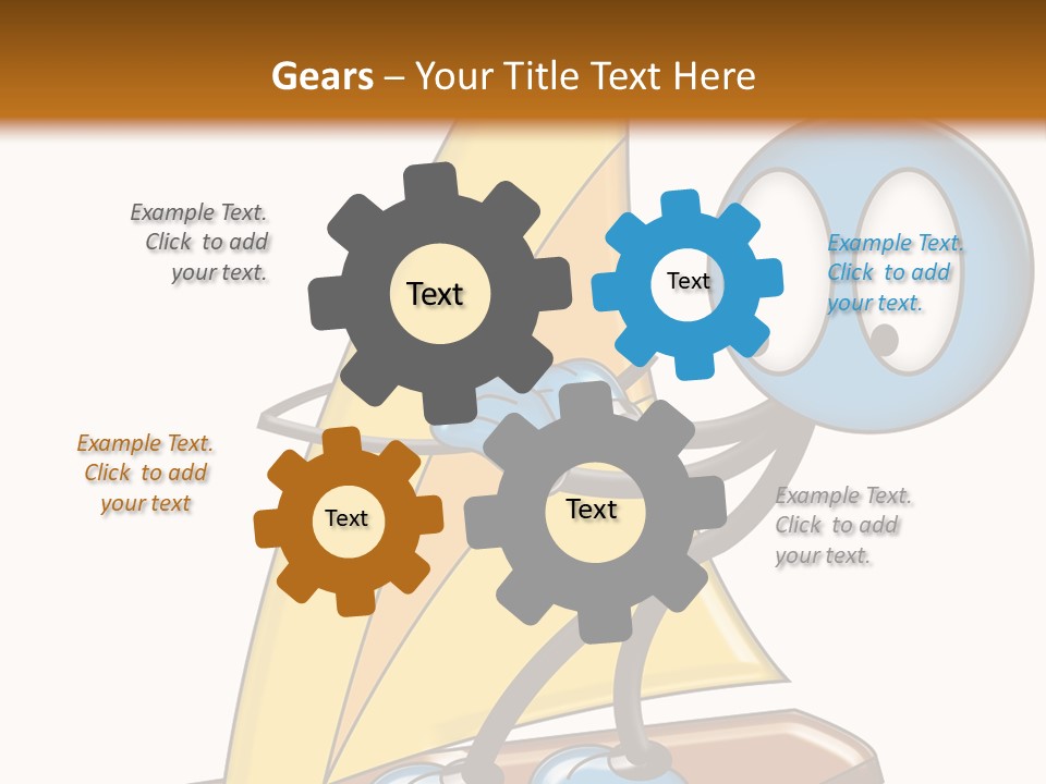 Fun Sport Little Man PowerPoint Template