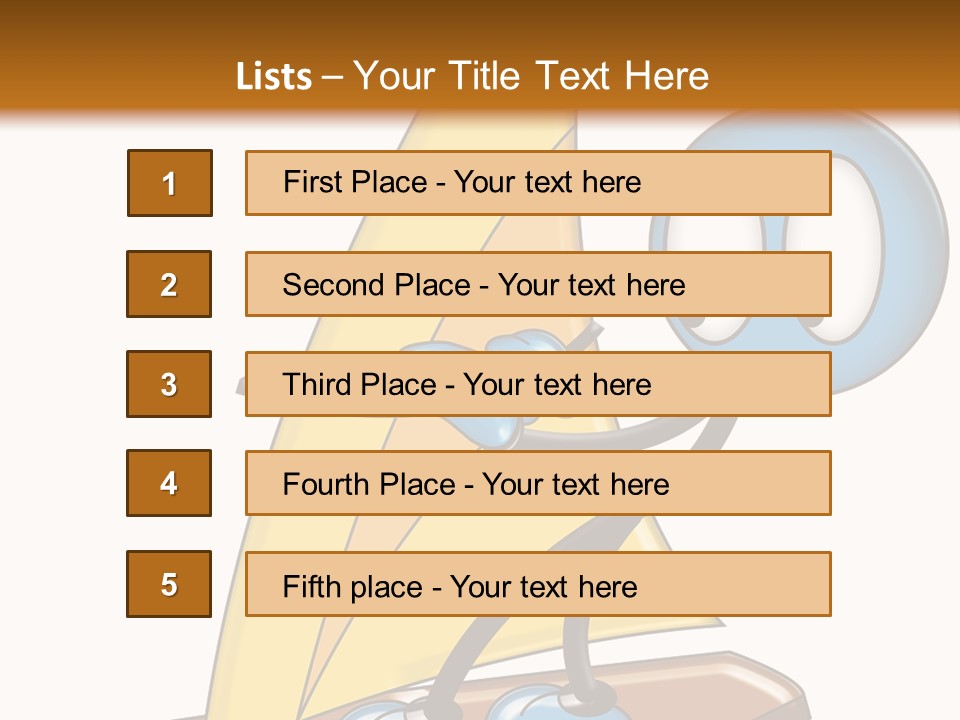 Fun Sport Little Man PowerPoint Template