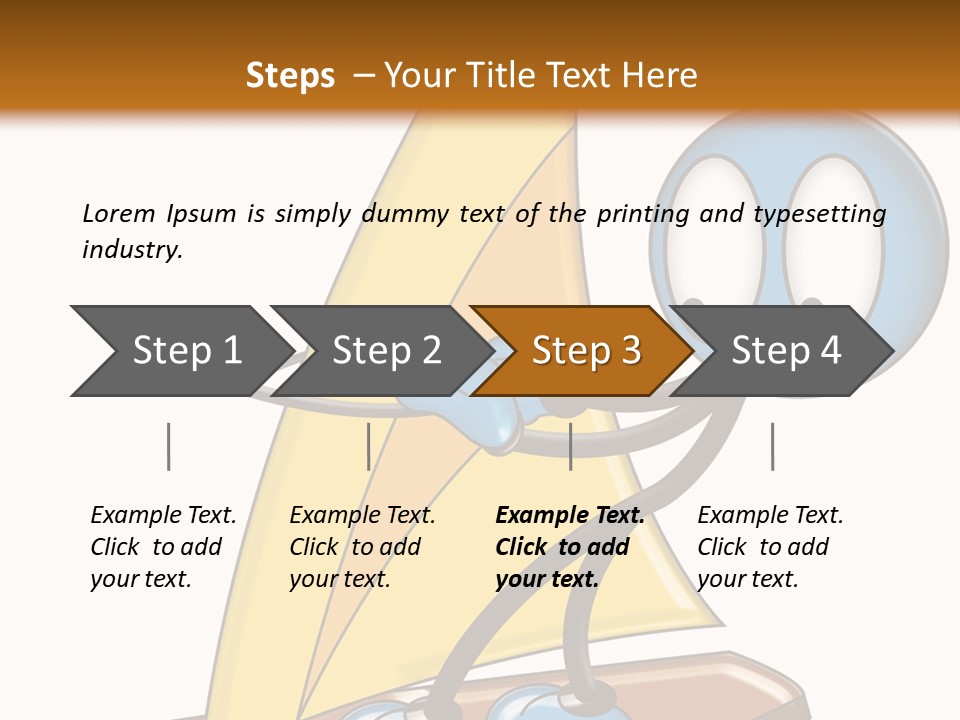 Fun Sport Little Man PowerPoint Template