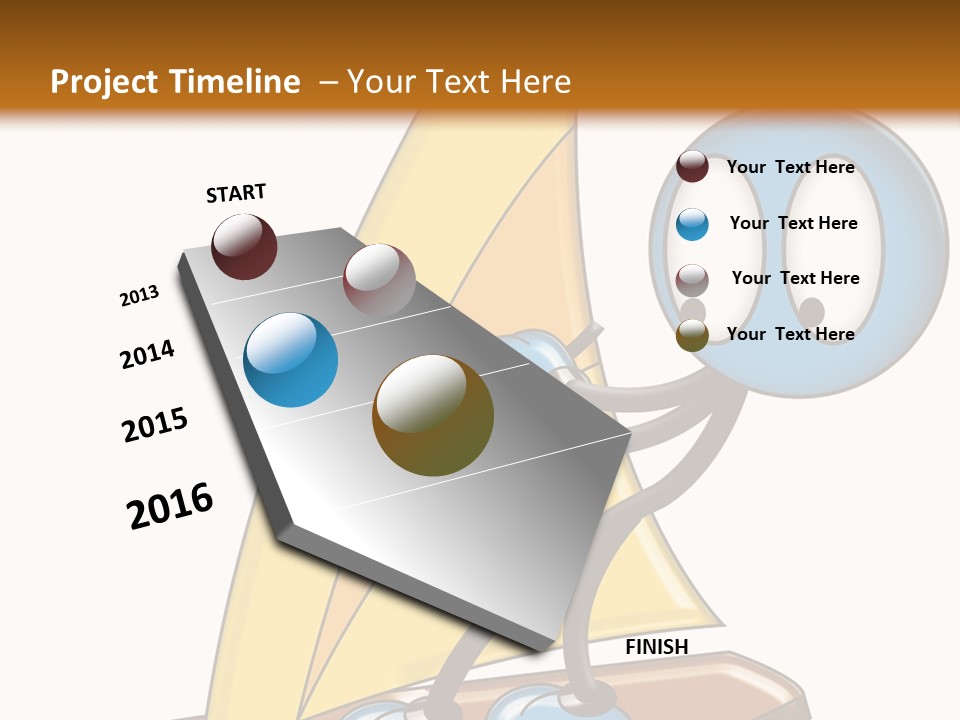 Fun Sport Little Man PowerPoint Template