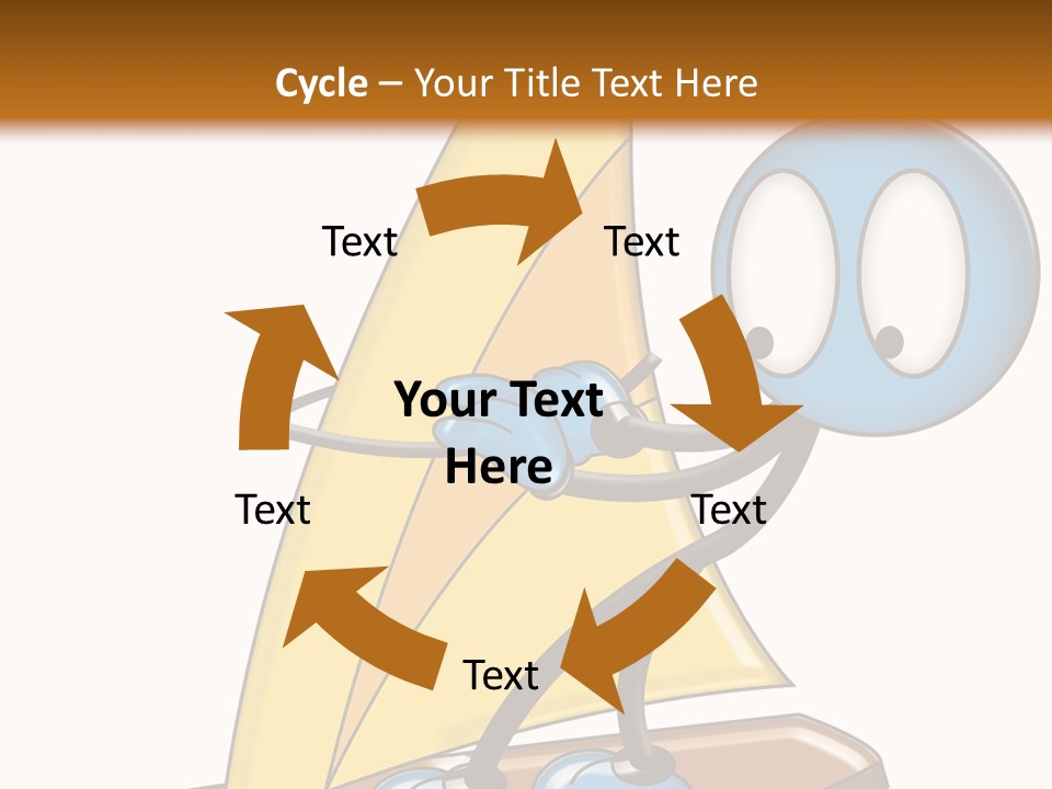 Fun Sport Little Man PowerPoint Template