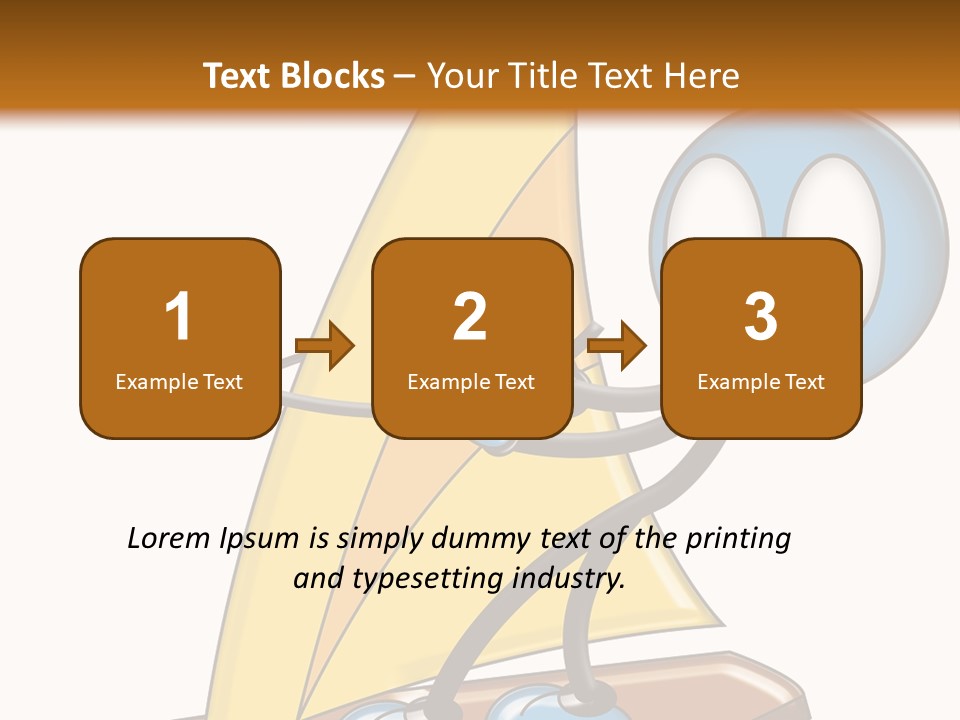 Fun Sport Little Man PowerPoint Template