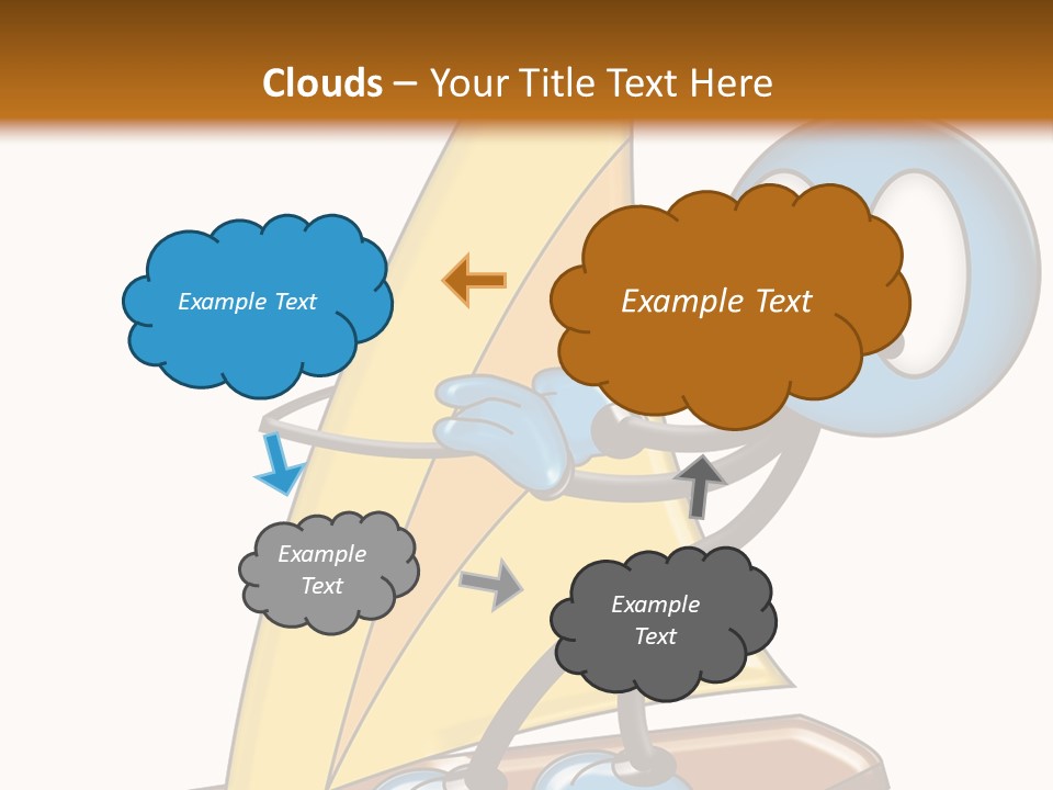 Fun Sport Little Man PowerPoint Template