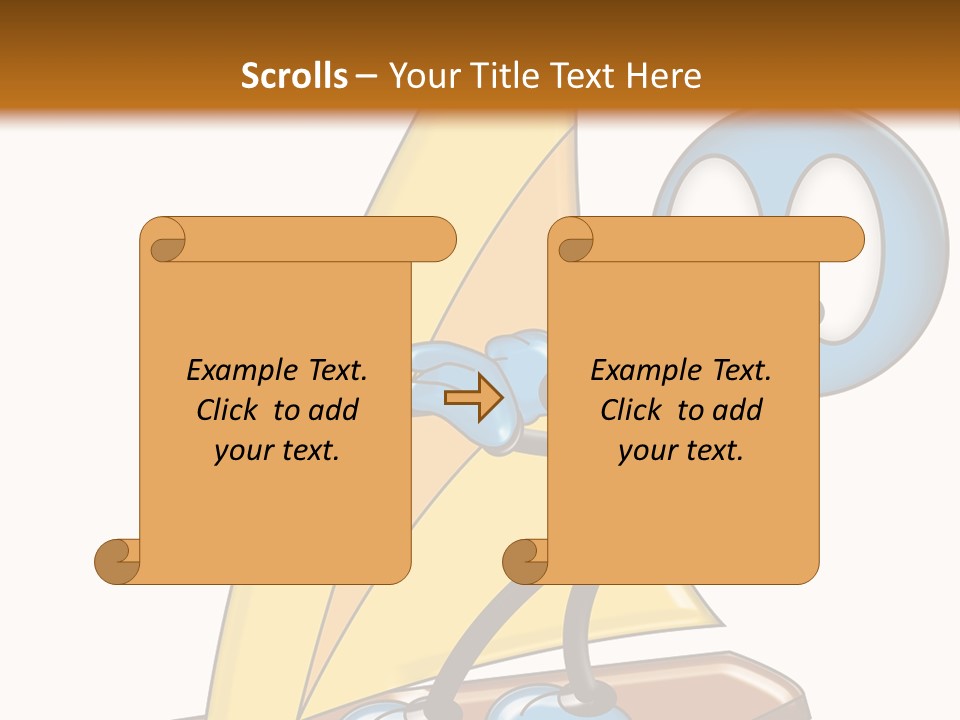 Fun Sport Little Man PowerPoint Template