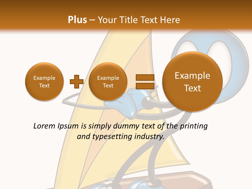 Fun Sport Little Man PowerPoint Template