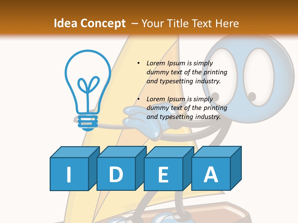 Fun Sport Little Man PowerPoint Template