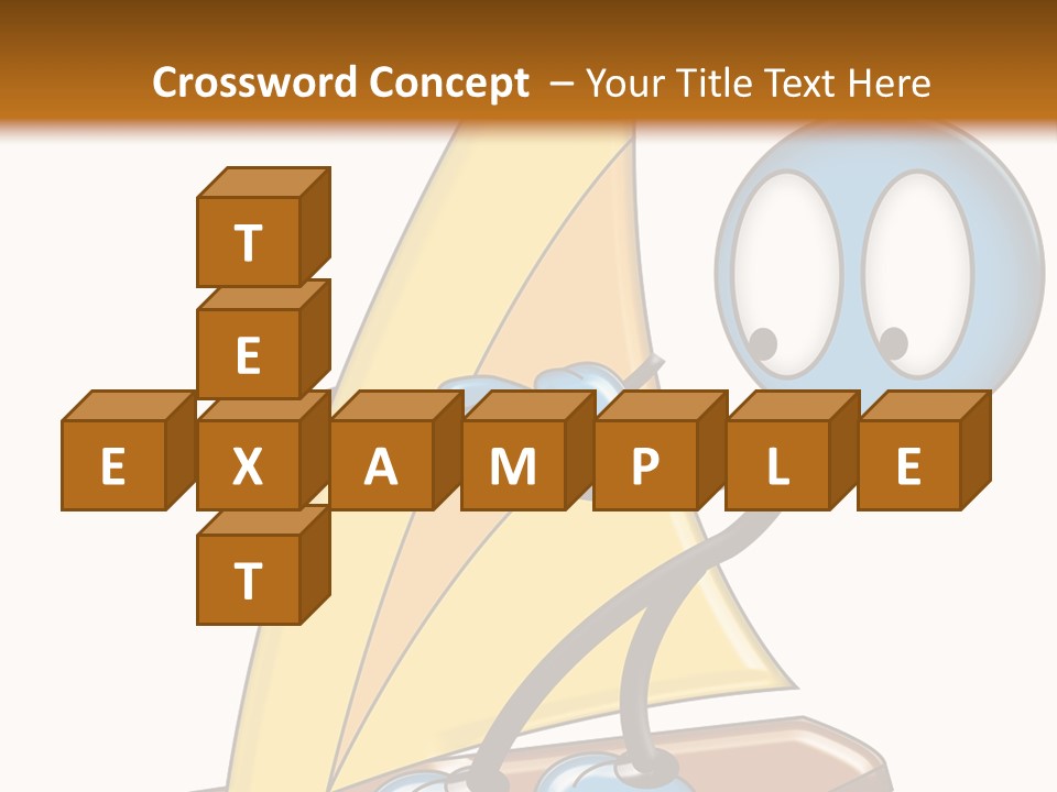 Fun Sport Little Man PowerPoint Template