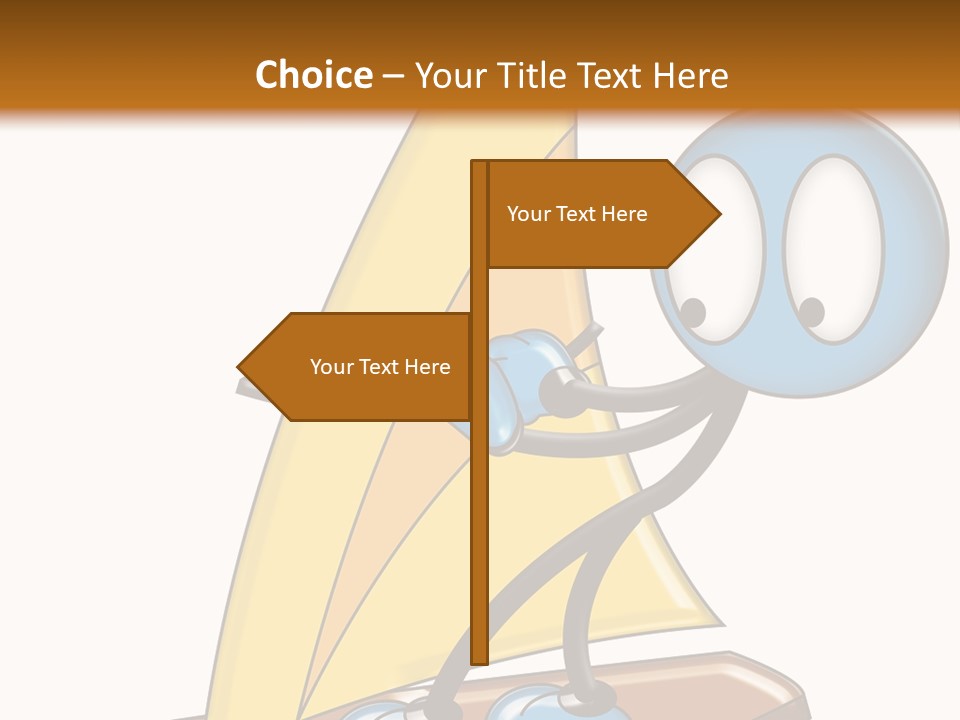 Fun Sport Little Man PowerPoint Template