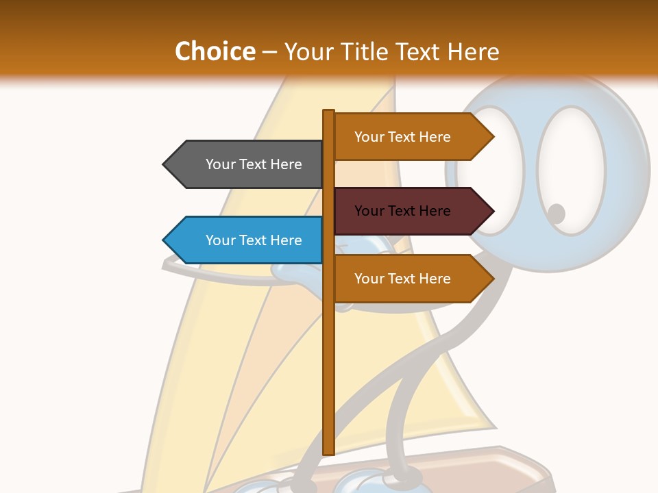Fun Sport Little Man PowerPoint Template