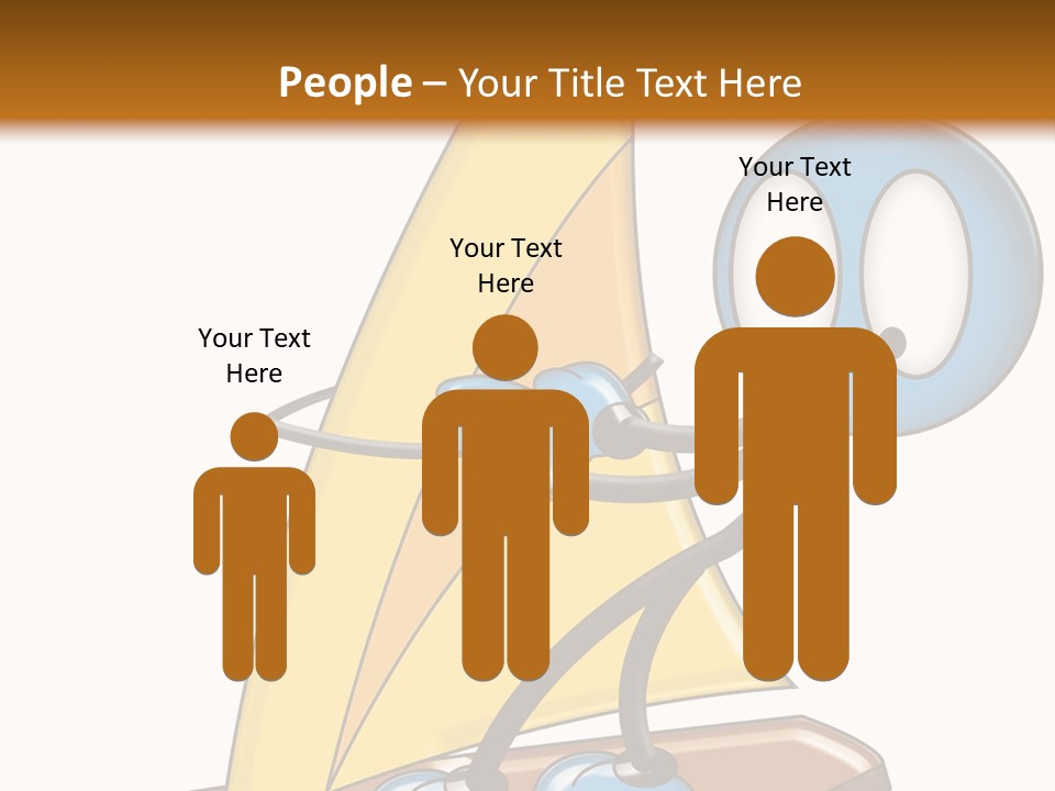 Fun Sport Little Man PowerPoint Template