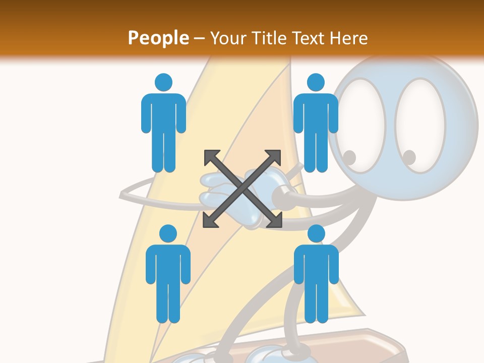 Fun Sport Little Man PowerPoint Template