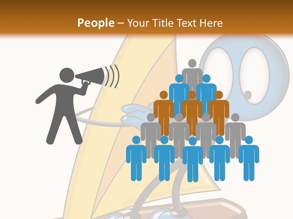 Fun Sport Little Man PowerPoint Template