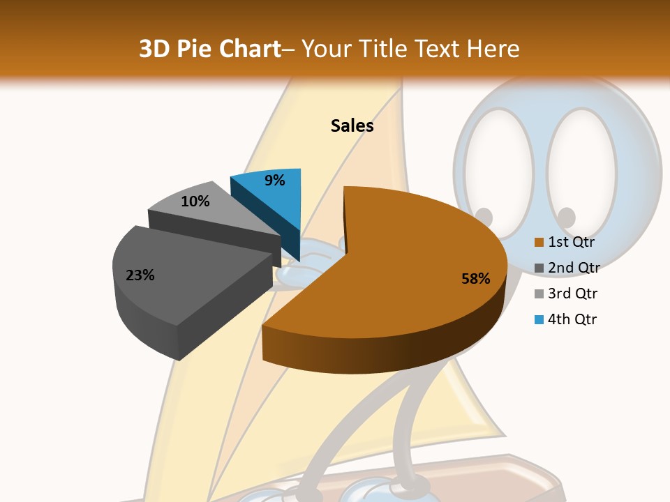 Fun Sport Little Man PowerPoint Template