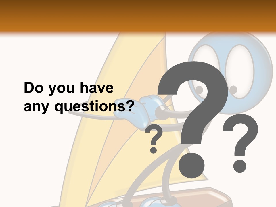 Fun Sport Little Man PowerPoint Template