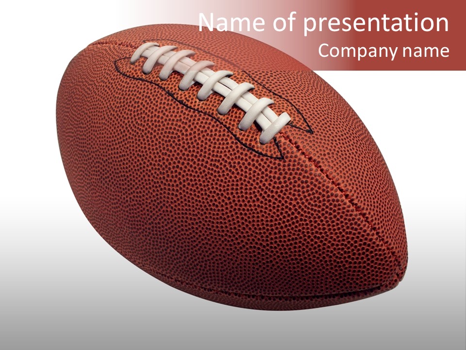 Fun College Footbal Tradition PowerPoint Template