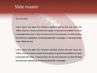 Fun College Footbal Tradition PowerPoint Template