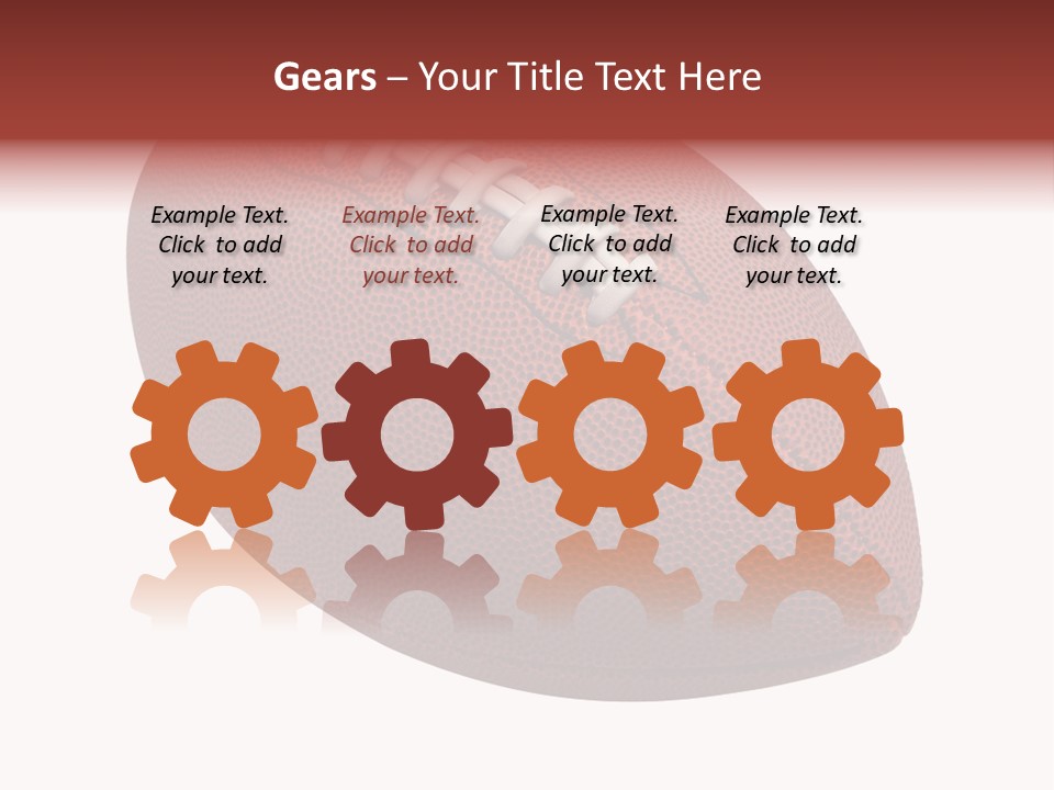 Fun College Footbal Tradition PowerPoint Template