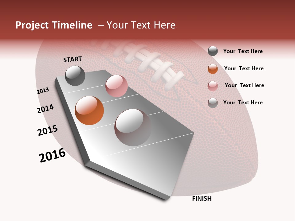 Fun College Footbal Tradition PowerPoint Template