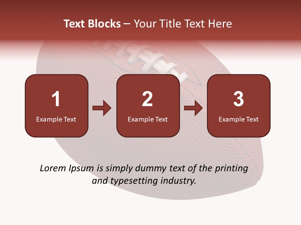Fun College Footbal Tradition PowerPoint Template