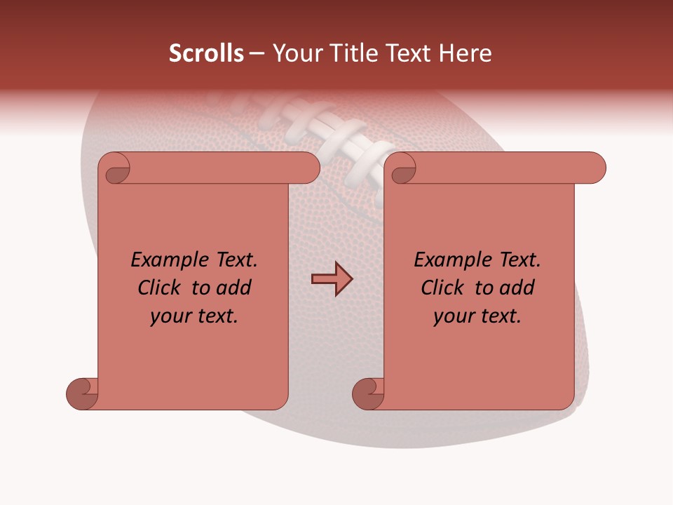 Fun College Footbal Tradition PowerPoint Template