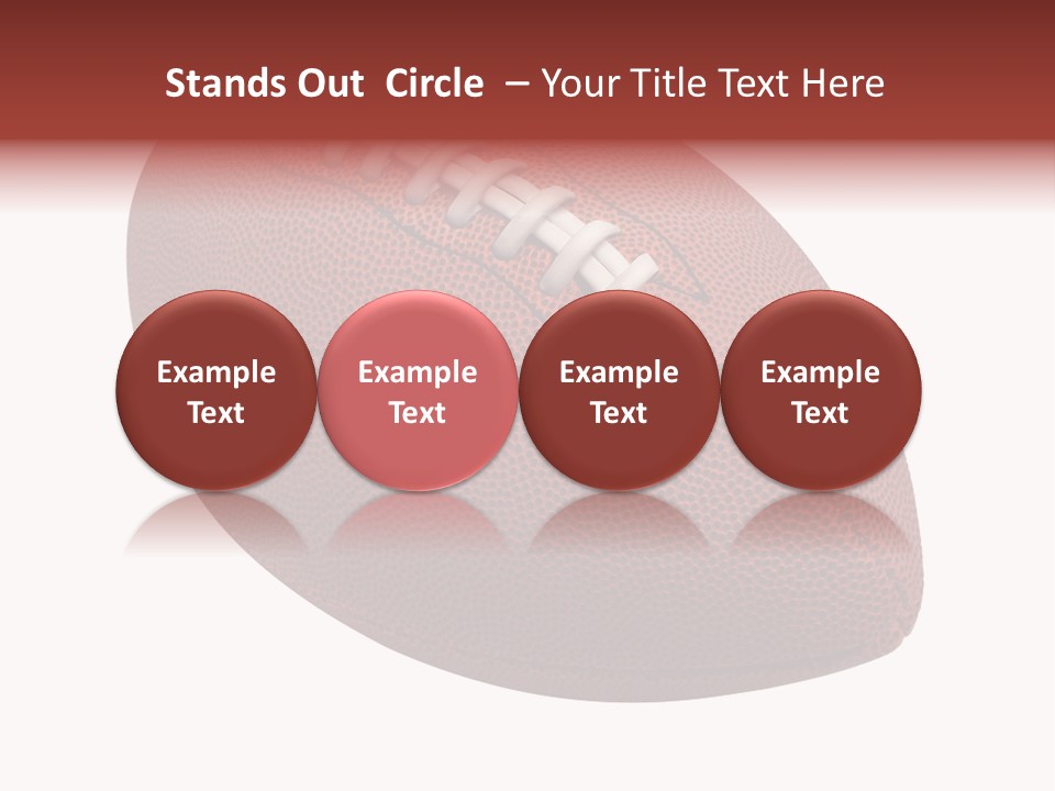 Fun College Footbal Tradition PowerPoint Template