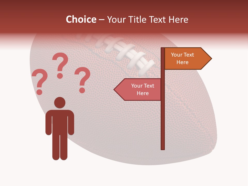 Fun College Footbal Tradition PowerPoint Template