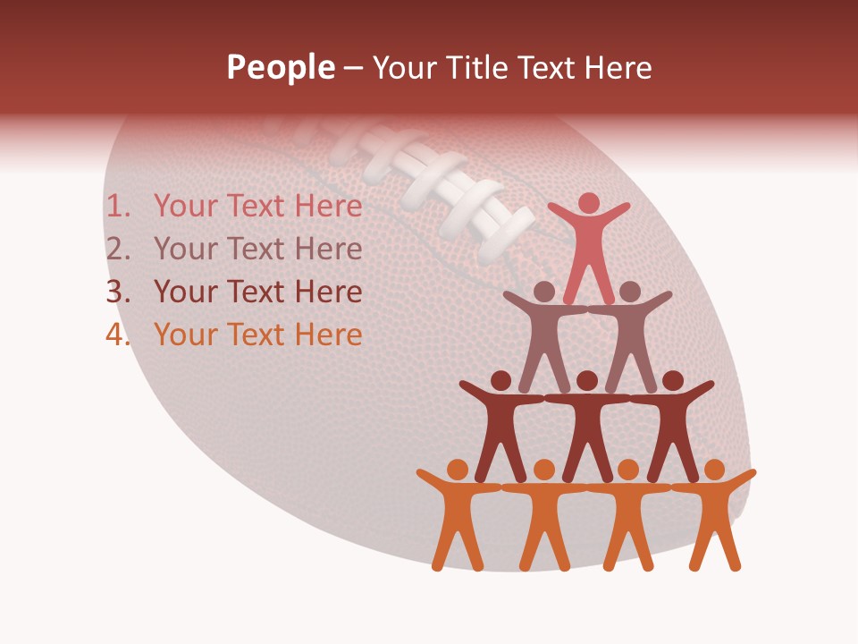 Fun College Footbal Tradition PowerPoint Template