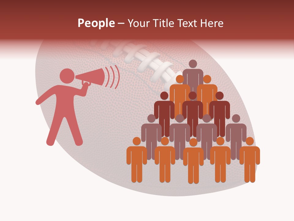 Fun College Footbal Tradition PowerPoint Template