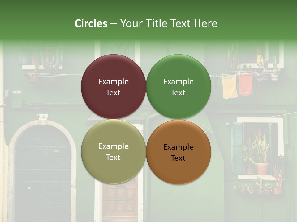 Colorful Traditional Background PowerPoint Template