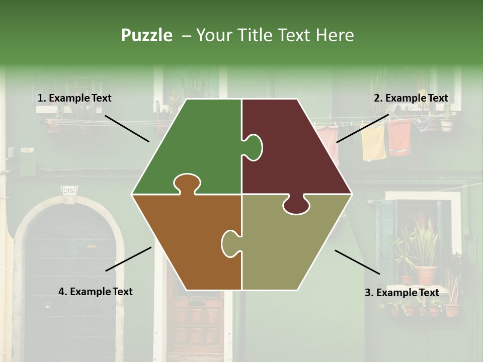 Colorful Traditional Background PowerPoint Template