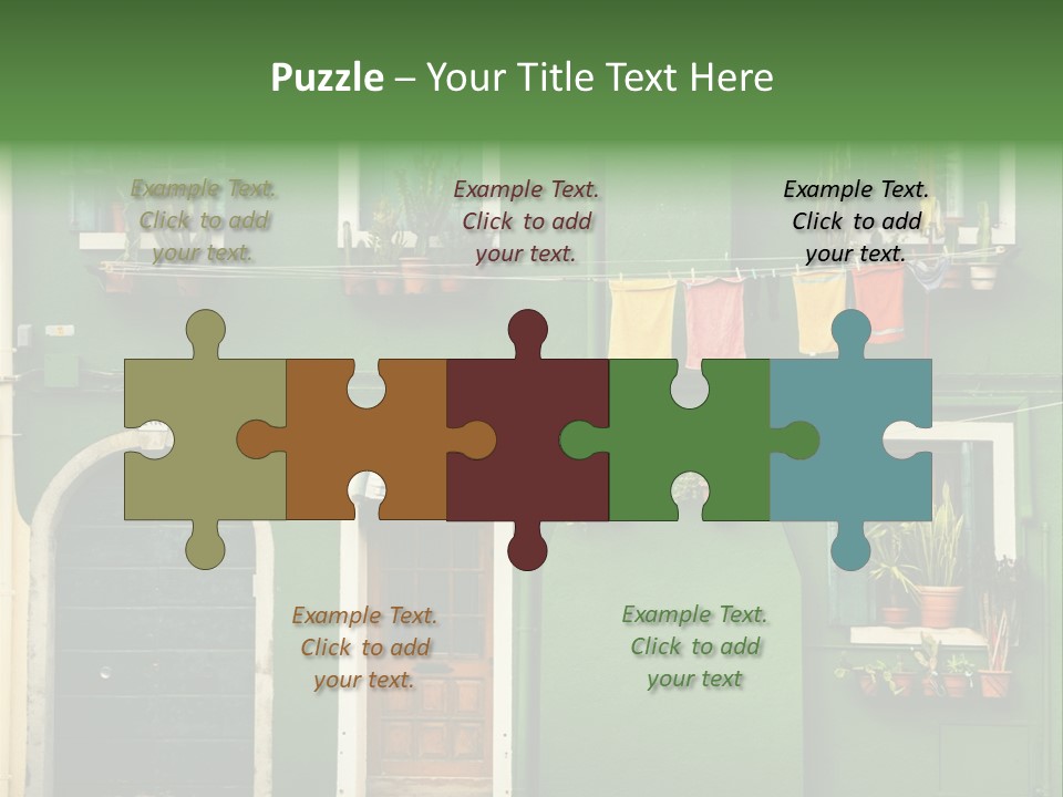 Colorful Traditional Background PowerPoint Template