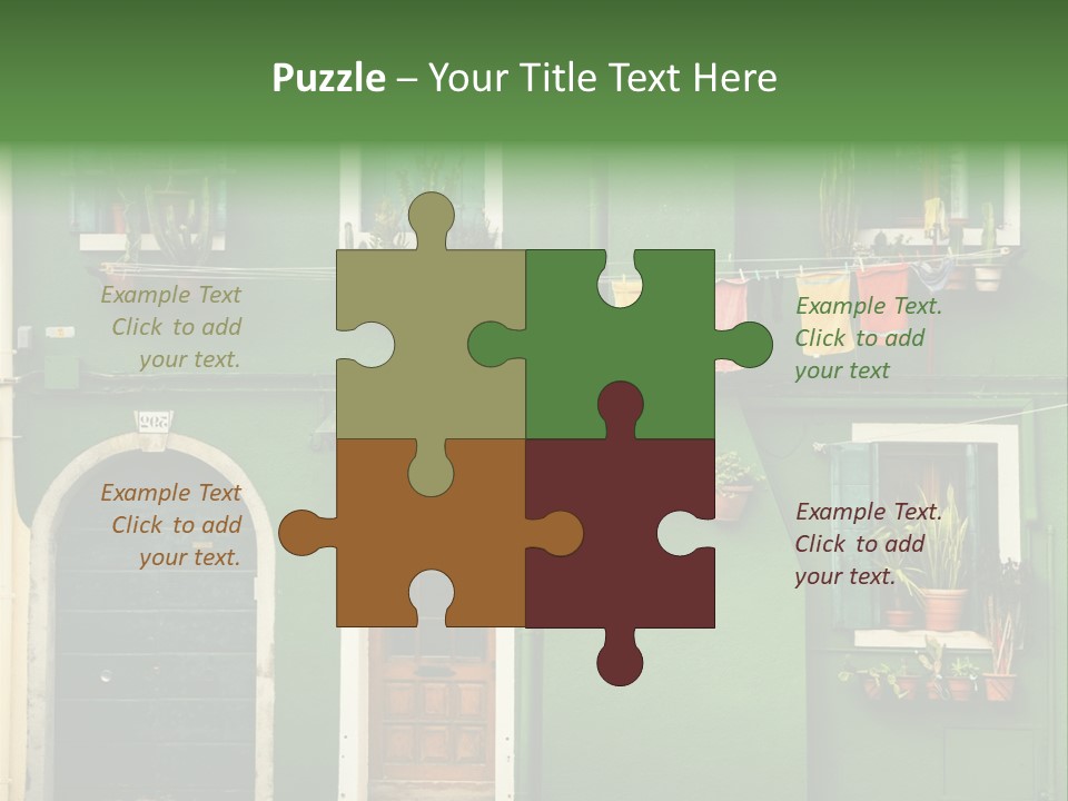 Colorful Traditional Background PowerPoint Template