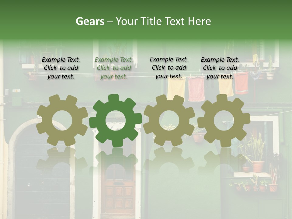 Colorful Traditional Background PowerPoint Template