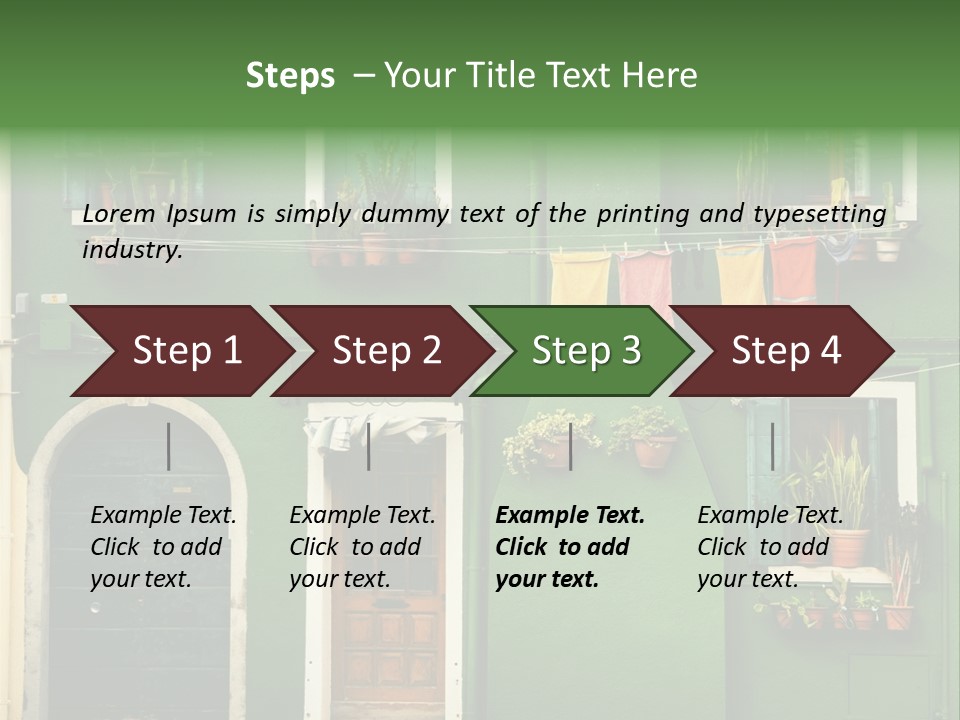 Colorful Traditional Background PowerPoint Template