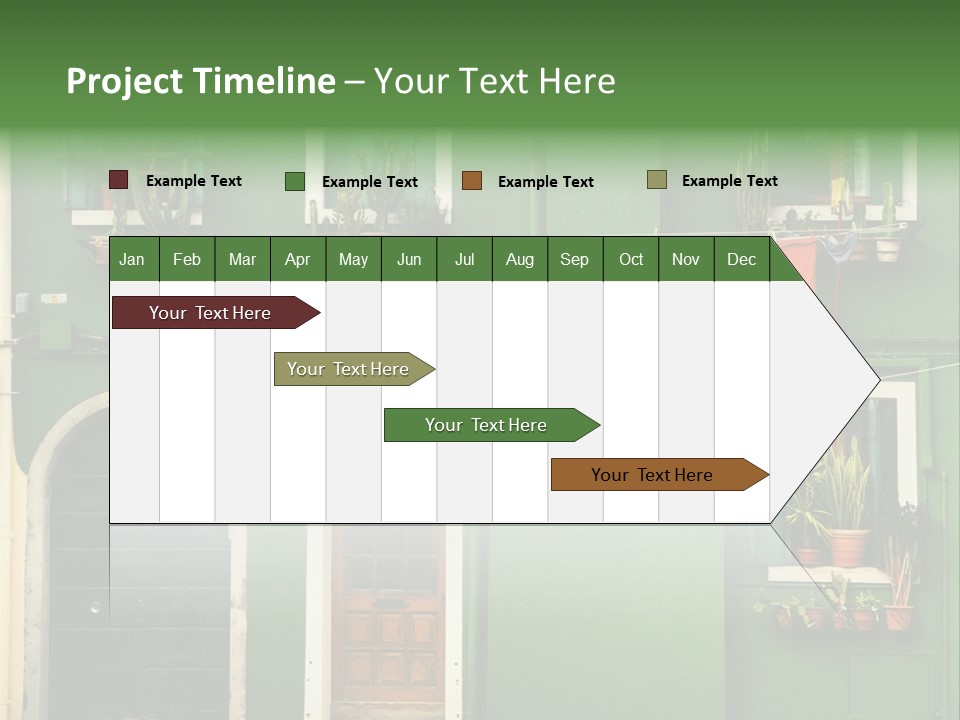 Colorful Traditional Background PowerPoint Template