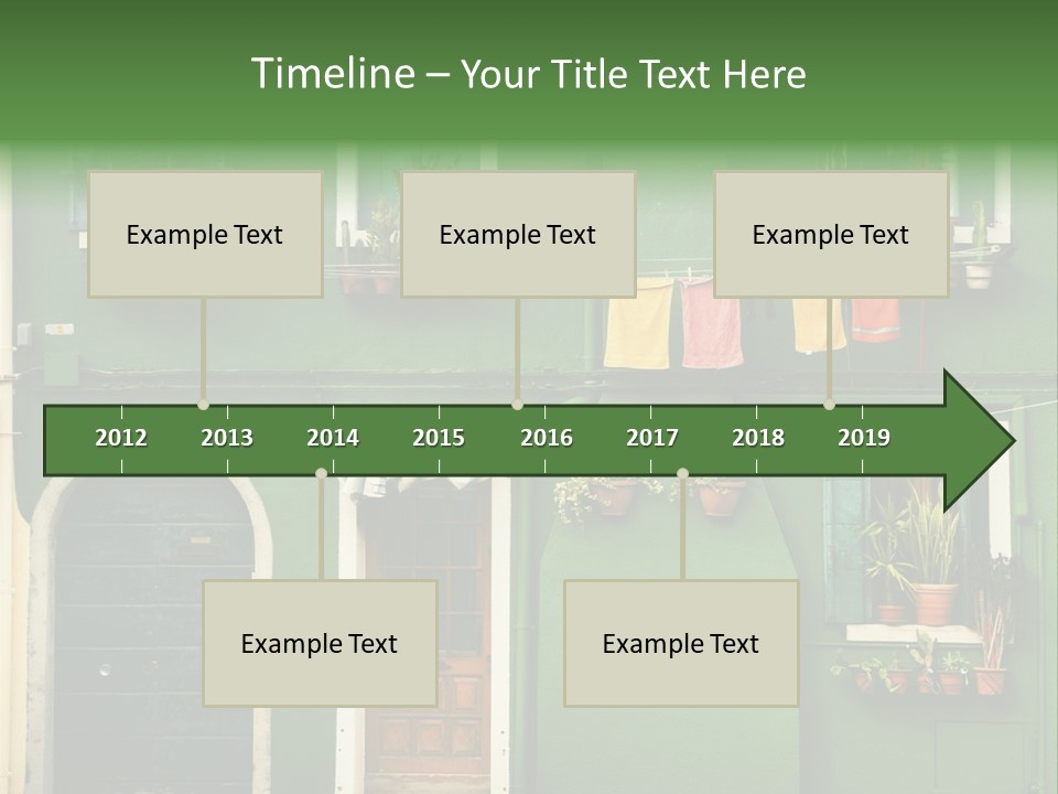 Colorful Traditional Background PowerPoint Template