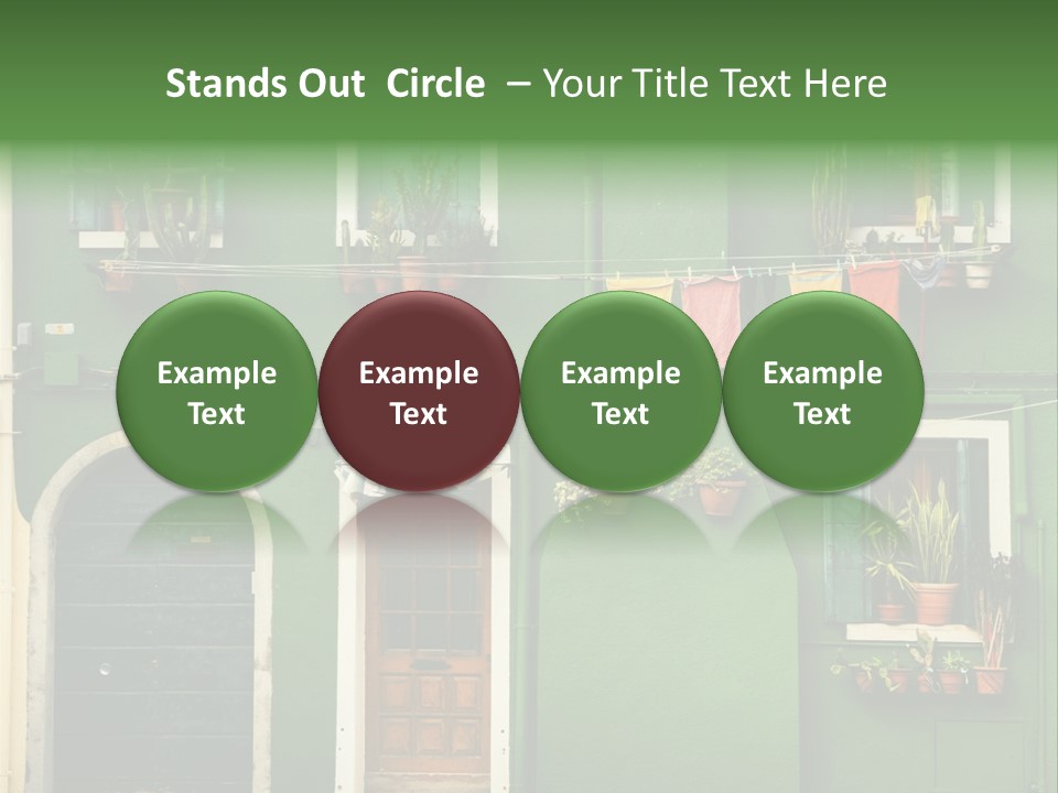 Colorful Traditional Background PowerPoint Template