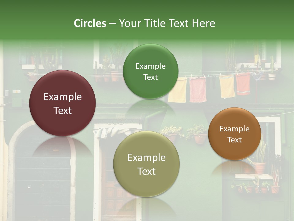 Colorful Traditional Background PowerPoint Template