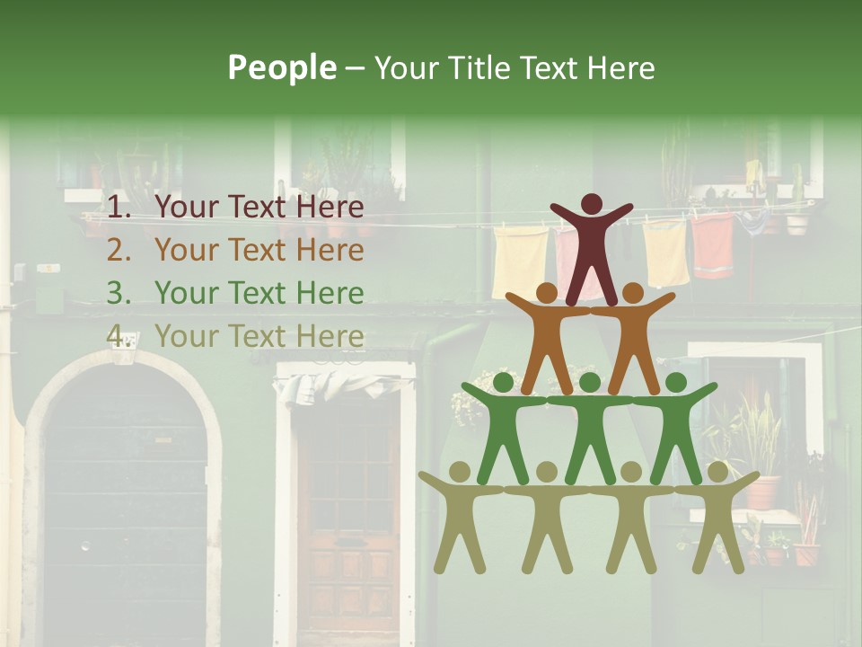 Colorful Traditional Background PowerPoint Template