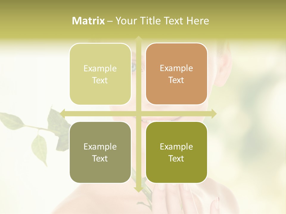 Gentle Fresh Cutting PowerPoint Template